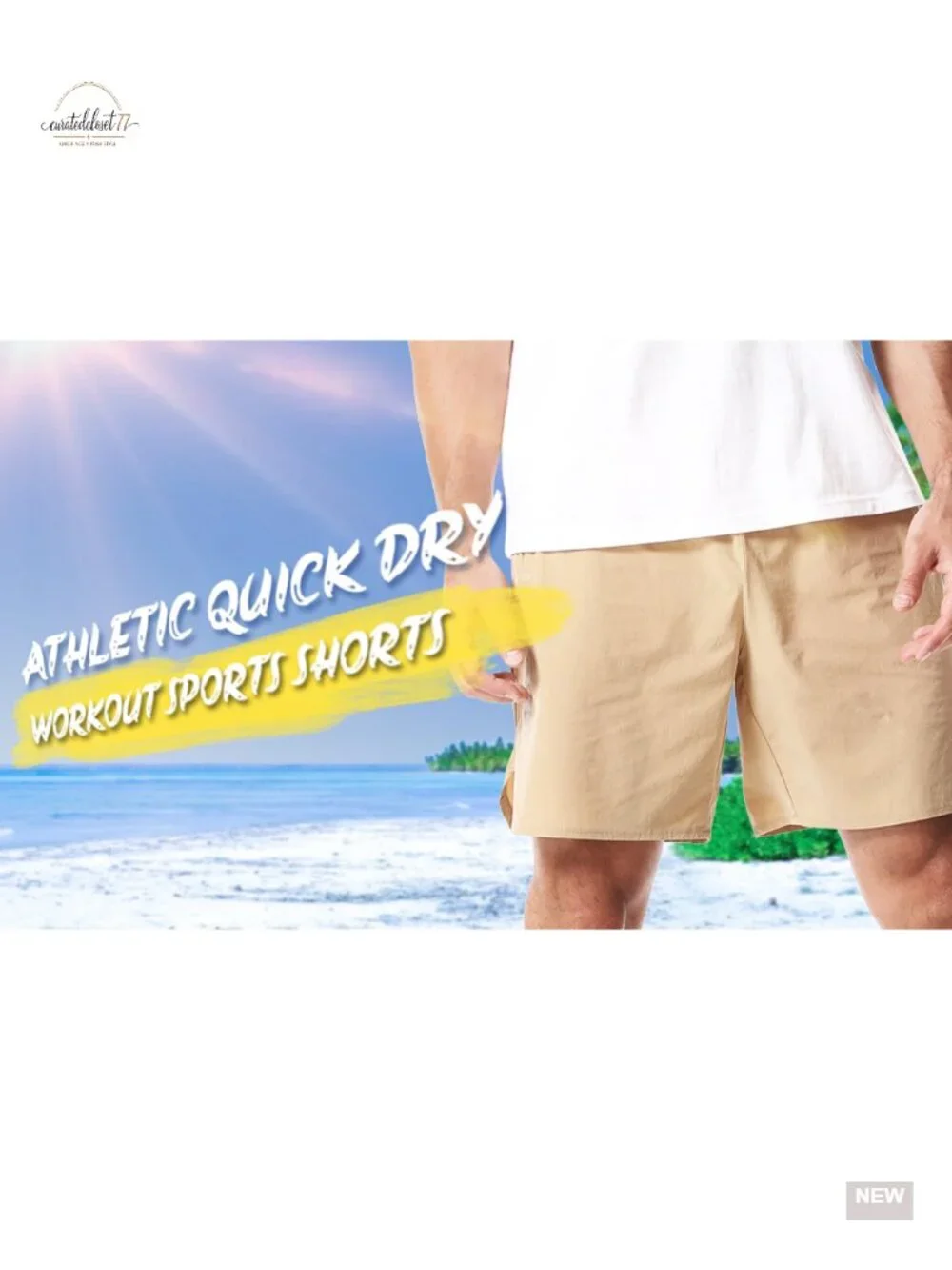 Mens Athletic Shorts Quick Dry 7 Inch Inseam with Pockets